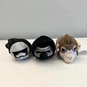 3 Star Wars Tsum Tsum | Disney Plush | Kylo Ren Captain Phasma Sebulba